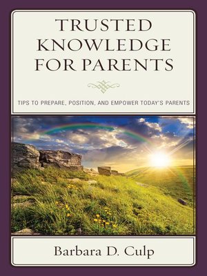 cover image of Trusted Knowledge for Parents